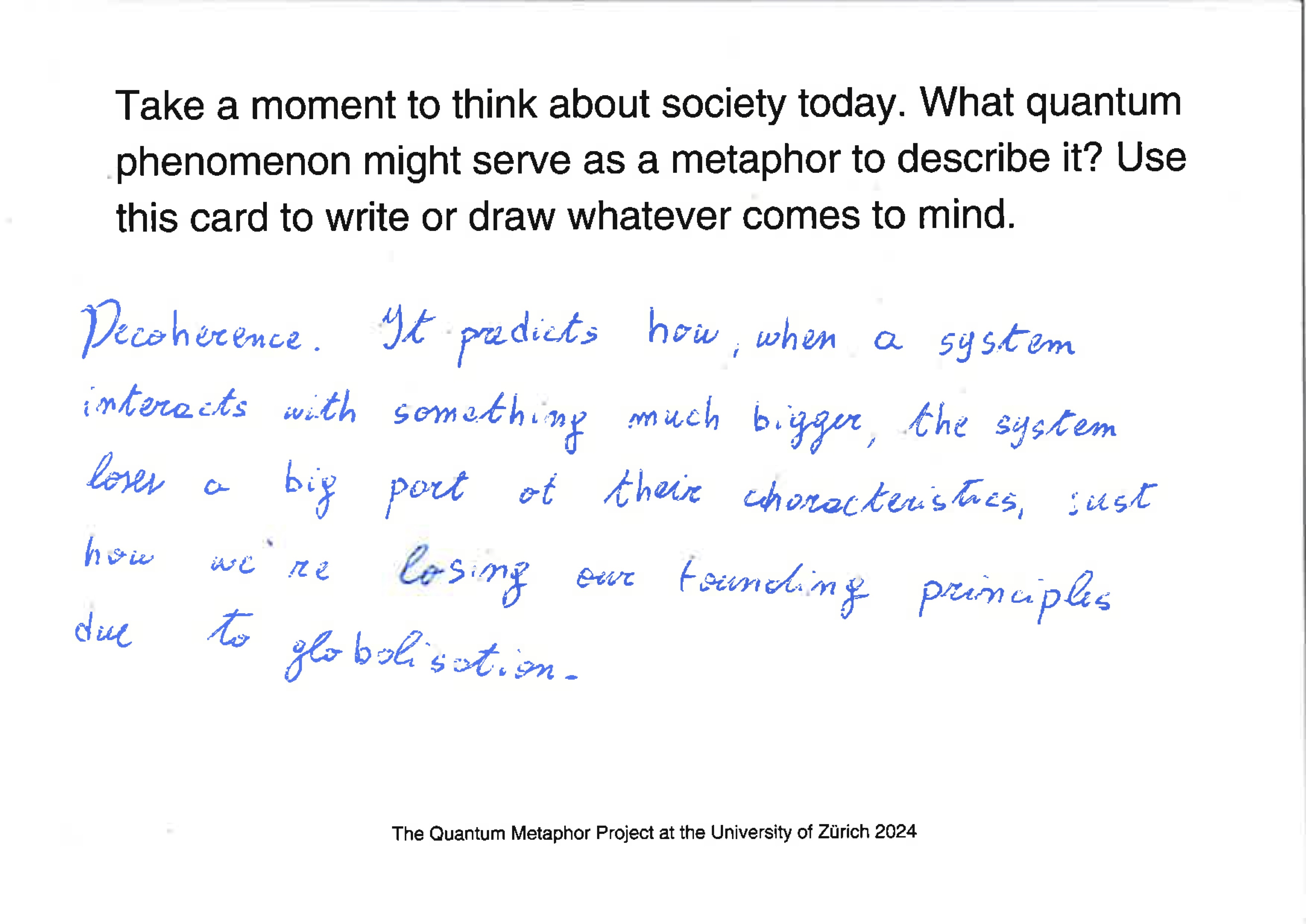 Quantum Metaphor card 9